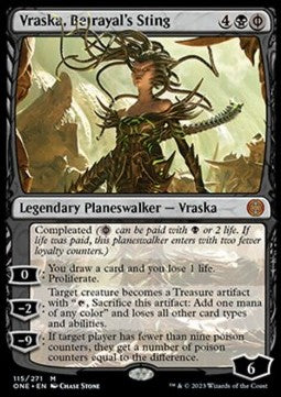 Vraska, Betrayal's Sting⁣ - Phyrexia: All Will Be One⁣ (Mythic)⁣ [115]