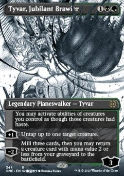 Tyvar, Jubilant Brawler (V.1)⁣ - Phyrexia: All Will Be One: Extras⁣ (Rare)⁣ [344]