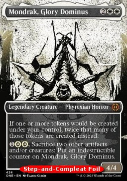 Mondrak, Glory Dominus (V.3)⁣ - Phyrexia: All Will Be One: Extras⁣ (Mythic)⁣ [424]