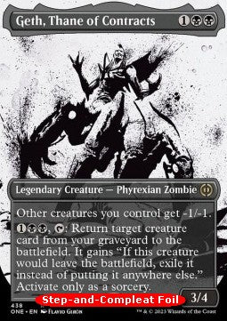 Geth, Thane of Contracts (V.2)⁣ - Phyrexia: All Will Be One: Extras⁣ (Rare)⁣ [438]