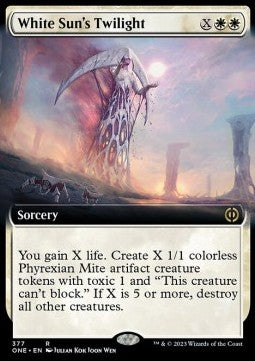 White Sun's Twilight⁣ - Phyrexia: All Will Be One: Extras⁣ (Rare)⁣ [377]