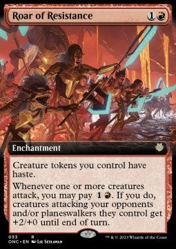 Roar of Resistance⁣ - Commander: Phyrexia: All Will Be One: Extras⁣ (Rare)⁣ [53]