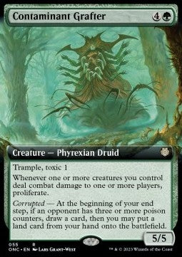 Contaminant Grafter⁣ - Commander: Phyrexia: All Will Be One: Extras⁣ (Rare)⁣ [55]
