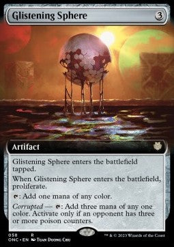Glistening Sphere⁣ - Commander: Phyrexia: All Will Be One: Extras⁣ (Rare)⁣ [58]