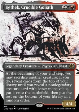 Kethek, Crucible Goliath (V.1)⁣ - Phyrexia: All Will Be One: Extras⁣ (Rare)⁣ [319]