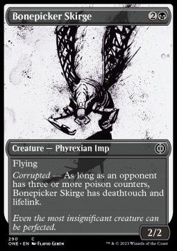 Bonepicker Skirge (V.1)⁣ - Phyrexia: All Will Be One: Extras⁣ (Common)⁣ [290]