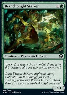 Branchblight Stalker⁣ - Phyrexia: All Will Be One⁣ (Common)⁣ [160]