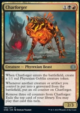 Charforger⁣ - Phyrexia: All Will Be One⁣ (Uncommon)⁣ [199]