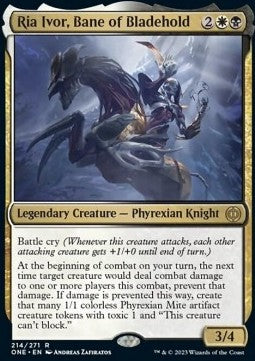 Ria Ivor, Bane of Bladehold⁣ - Phyrexia: All Will Be One⁣ (Rare)⁣ [214]
