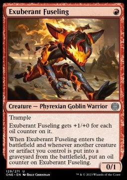 Exuberant Fuseling⁣ - Phyrexia: All Will Be One⁣ (Uncommon)⁣ [129]