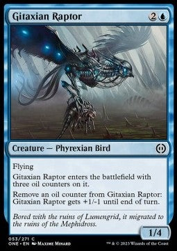 Gitaxian Raptor⁣ - Phyrexia: All Will Be One⁣ (Common)⁣ [53]