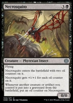 Necrosquito⁣ - Phyrexia: All Will Be One⁣ (Uncommon)⁣ [100]