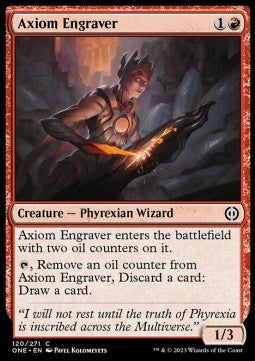 Axiom Engraver⁣ - Phyrexia: All Will Be One⁣ (Common)⁣ [120]