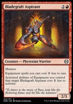 Bladegraft Aspirant⁣ - Phyrexia: All Will Be One⁣ (Common)⁣ [122]