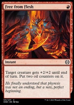 Free from Flesh⁣ - Phyrexia: All Will Be One⁣ (Common)⁣ [131]