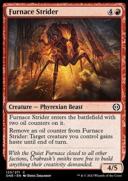 Furnace Strider⁣ - Phyrexia: All Will Be One⁣ (Common)⁣ [133]