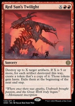 Red Sun's Twilight⁣ - Phyrexia: All Will Be One⁣ (Rare)⁣ [145]