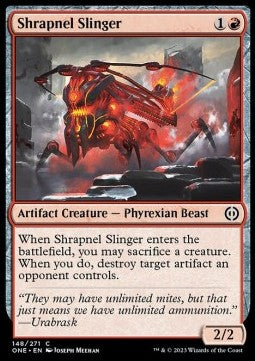 Shrapnel Slinger⁣ - Phyrexia: All Will Be One⁣ (Common)⁣ [148]