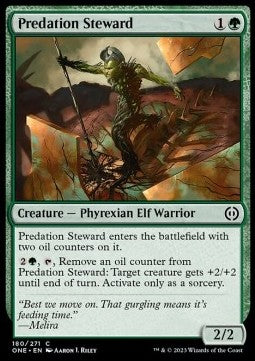 Predation Steward⁣ - Phyrexia: All Will Be One⁣ (Common)⁣ [180]