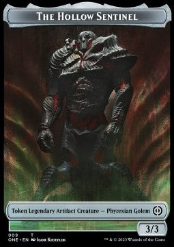 The Hollow Sentinel Token (A 3/3) // Phyrexian Mite Token (A 1/1)⁣ - Phyrexia: All Will Be One: Extras⁣ (Token)⁣ [T 9/11]