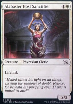 Alabaster Host Sanctifier - March of the Machine (Common) [MOM-4]