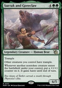 Surrak and Goreclaw (V.1) - March of the Machine: Extras (Rare) [XMOM-337]
