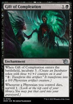 Gift of Compleation⁣ - March of the Machine⁣ (Uncommon)⁣ [106]