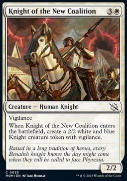Knight of the New Coalition⁣ - March of the Machine⁣ (Common)⁣ [25]