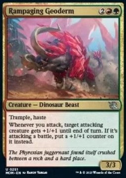 Rampaging Geoderm⁣ - March of the Machine⁣ (Uncommon)⁣ [251]