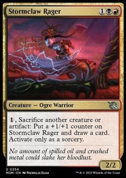 Stormclaw Rager⁣ - March of the Machine⁣ (Uncommon)⁣ [254]