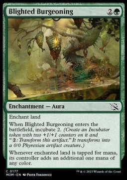 Blighted Burgeoning⁣ - March of the Machine⁣ (Common)⁣ [177]