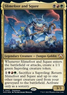 Slimefoot and Squee (V.1) - Commander: March of the Machine: Extras (Mythic) [XMOC-447]