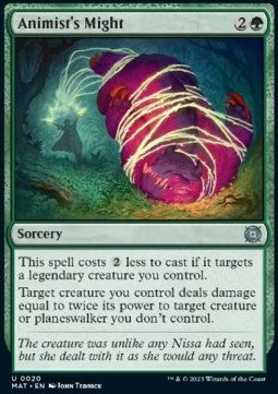 Animist's Might⁣ - March of the Machine: The Aftermath⁣ (Uncommon)⁣ [20]