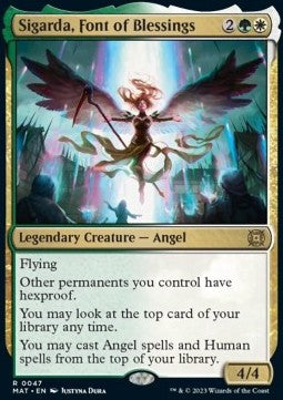 Sigarda, Font of Blessings - March of the Machine: The Aftermath (Rare) [MAT-47]