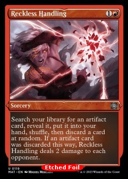 Reckless Handling (V.2) - March of the Machine: The Aftermath: Extras (Uncommon) [XMAT-119]