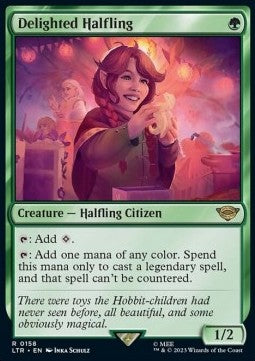 Delighted Halfling - The Lord of the Rings: Tales of Middle-earth (Rare) [LTR-158]