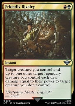 Friendly Rivalry - The Lord of the Rings: Tales of Middle-earth (Uncommon) [LTR-204]