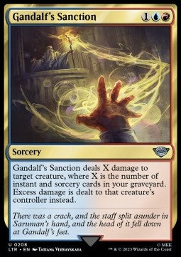 Gandalf's Sanction - The Lord of the Rings: Tales of Middle-earth (Uncommon) [LTR-208]