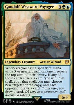 Gandalf, Westward Voyager⁣ - Commander: The Lord of the Rings: Tales of Middle-earth⁣ (Mythic)⁣ [6]