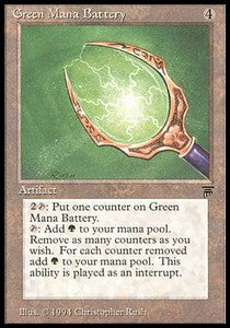 Green Mana Battery - Legends (Uncommon)