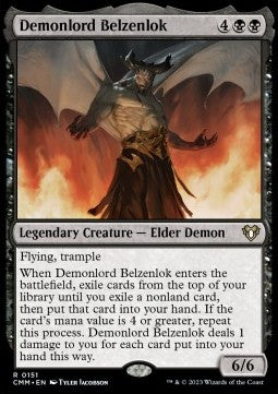 Demonlord Belzenlok⁣ - Commander Masters⁣ (Rare)⁣ [151]