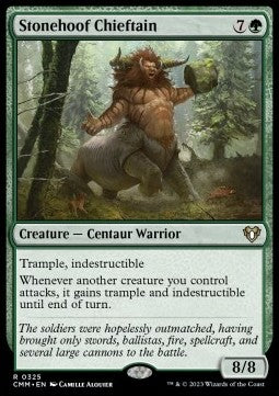 Stonehoof Chieftain⁣ - Commander Masters⁣ (Rare)⁣ [325]