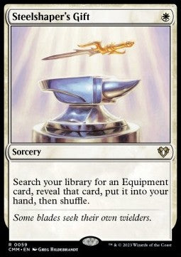 Steelshaper's Gift⁣ - Commander Masters⁣ (Rare)⁣ [59]