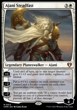 Ajani Steadfast⁣ - Commander Masters: Extras⁣ (Mythic)⁣ [813]