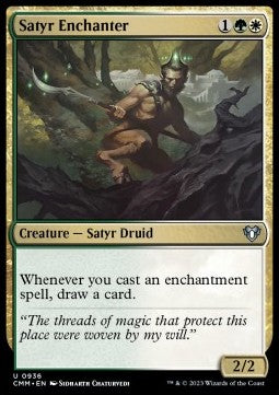 Satyr Enchanter⁣ - Commander Masters: Extras⁣ (Uncommon)⁣ [936]