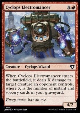 Cyclops Electromancer⁣ - Commander Masters⁣ (Common)⁣ [212]