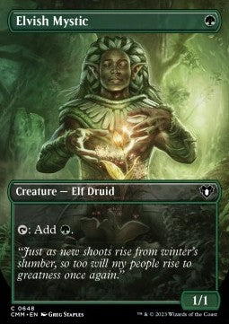 Elvish Mystic⁣ - Commander Masters: Extras⁣ (Common)⁣ [648]