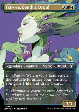 Tatyova, Benthic Druid (V.1)⁣ - Commander Masters: Extras⁣ (Uncommon)⁣ [687]