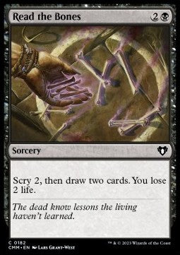 Read the Bones⁣ - Commander Masters⁣ (Common)⁣ [182]