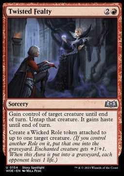 Twisted Fealty⁣ - Wilds of Eldraine⁣ (Uncommon)⁣ [154]